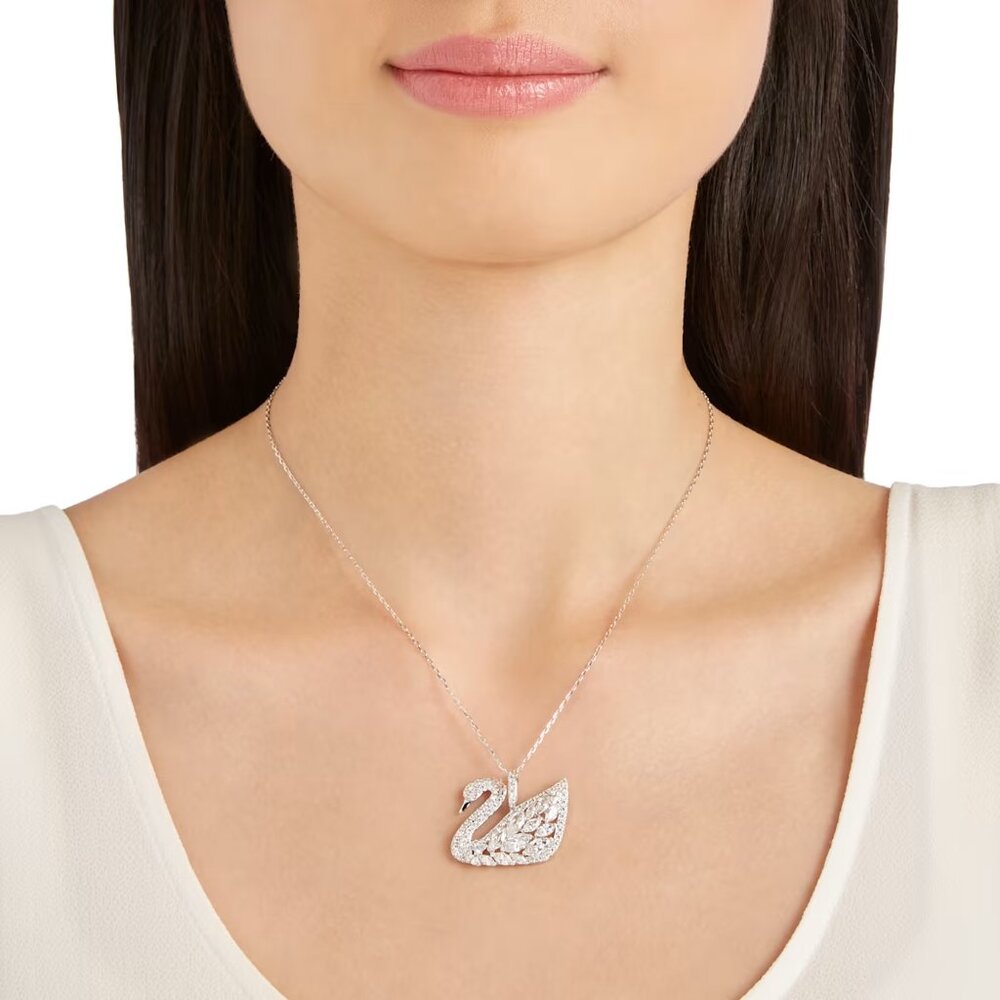 Swarovski Necklace Swan Lake pendant